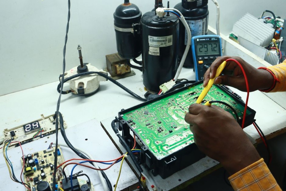 Trabajo terminado: Lavadora que no centrifugaba